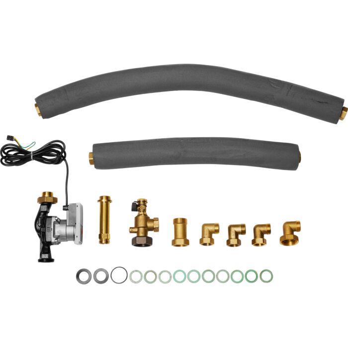 Bosch Speicher-Anschlussgruppe 8718588480 mit Speicherladepumpe, Speicher rechtsstehend