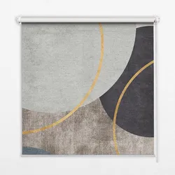 INNENROLLO - Fensterrollo - Rollo - 130x140 cm - Abstraktion