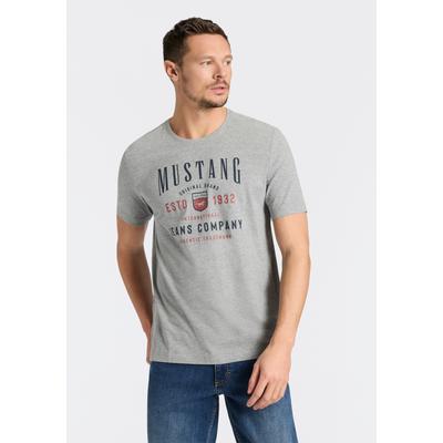 MUSTANG "Alex Logoprint" Kurzarm, normale Passform