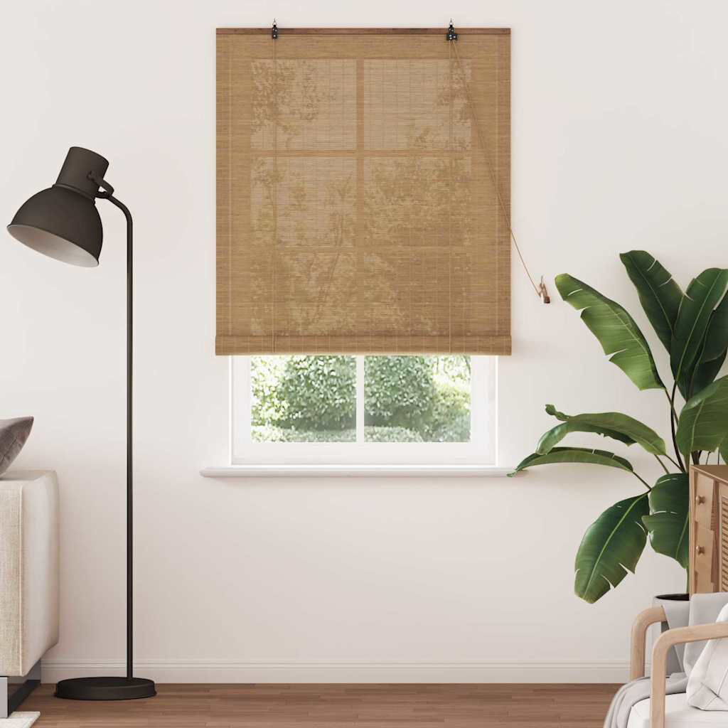 17 Stories Bamboo Horizontal/Venetian blind Light Brown 220cm L x 110cm W