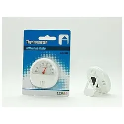 Magnetisches Thermometer Schwarz 55mm Ofenthermometer Grillthermometer