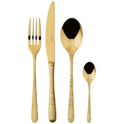 Rosenthal Besteck 24tlg.Vh. Venezia Edelstahl/PVD Gold, Besteck, Gold