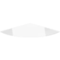 Funkenschutzplatte Viertelkreis 110x110cm - Klarglas