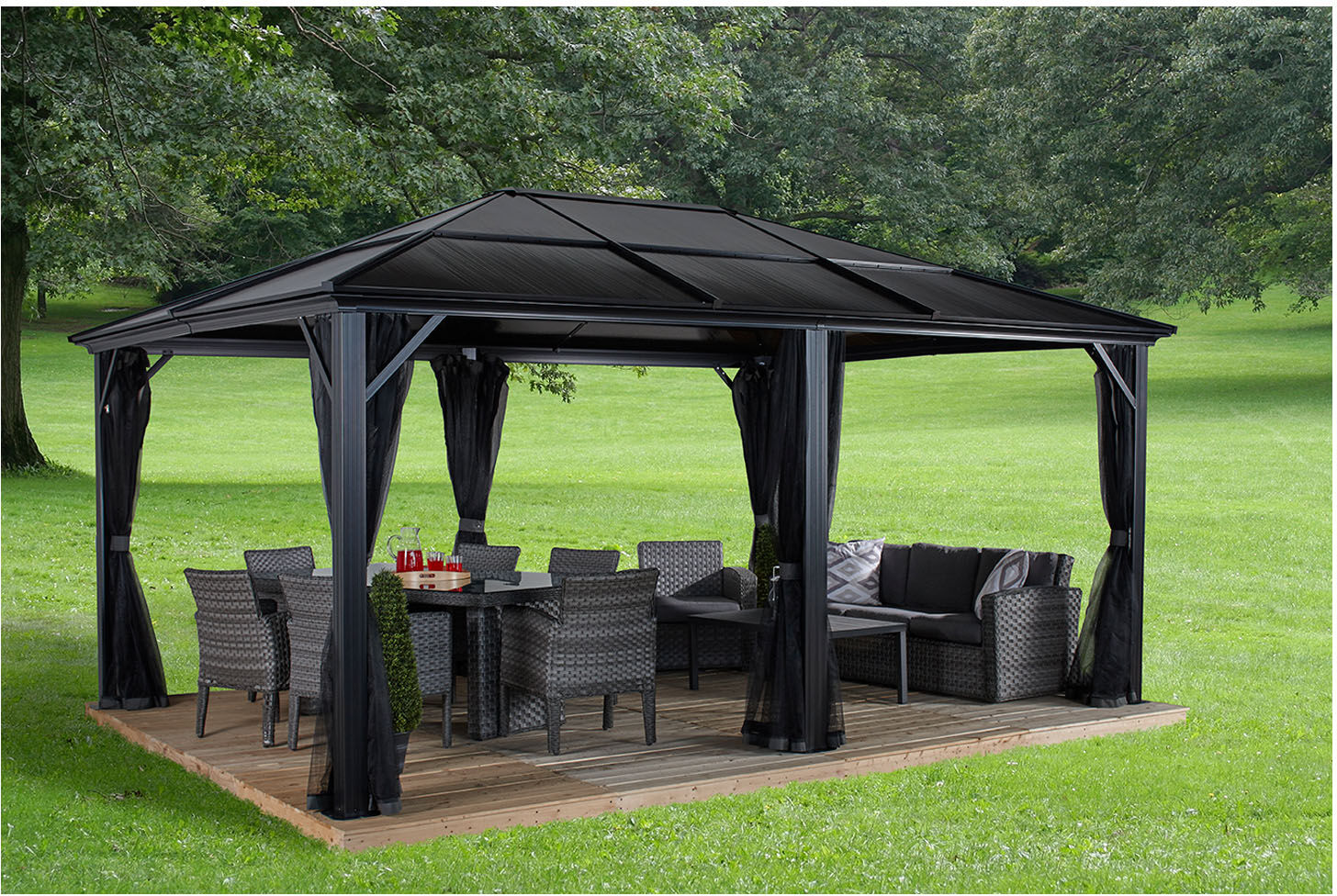 SOJAG CANADA Aluminium Pavillon »Meridien«, 12 x 16