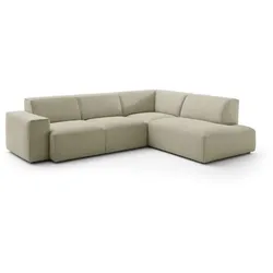 Portobello Ecksofa Halifax Cord Beige Sand