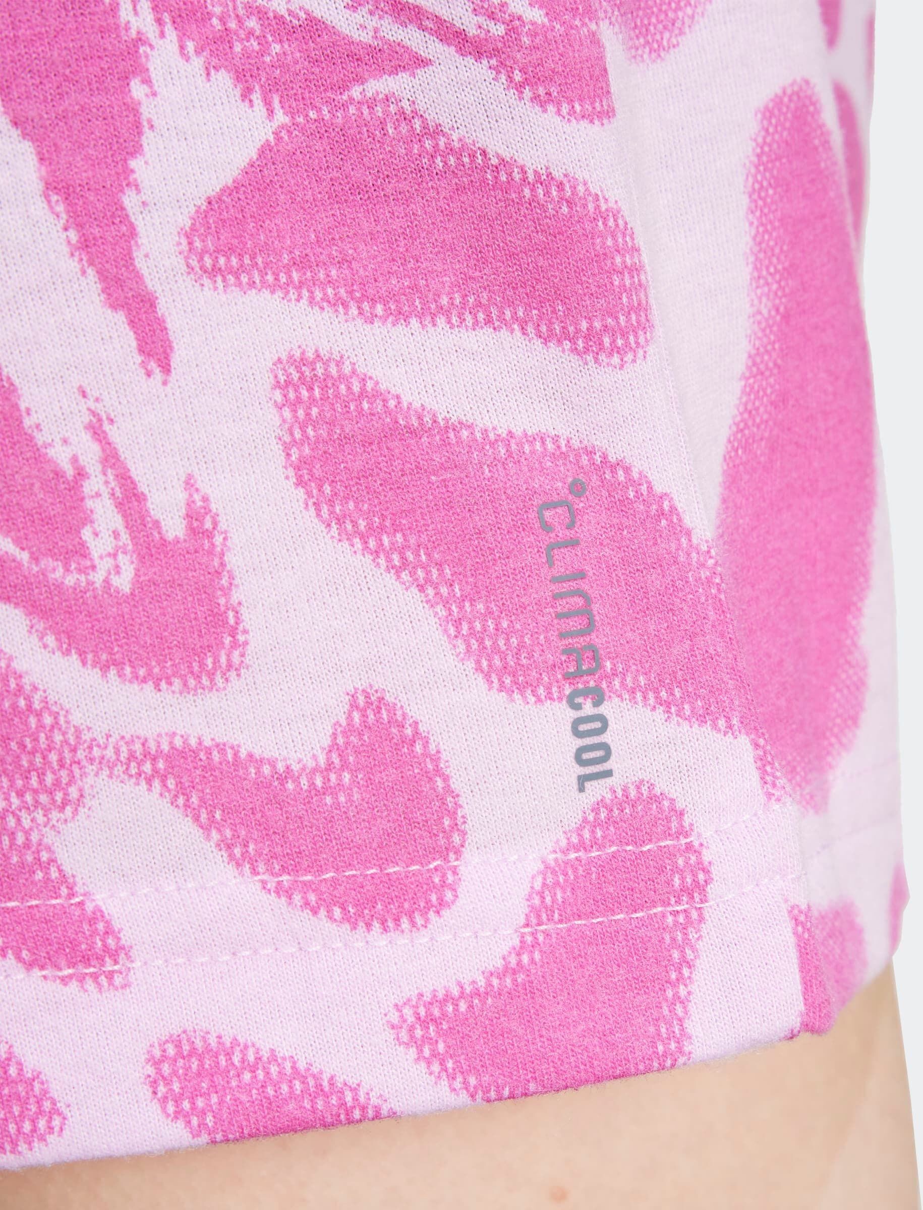 Tanktop ADIDAS PERFORMANCE "TRAIN ESSENTIALS ALLOVER PRINT WORKOUT", Damen, Gr. XL, lila (bliss lila), Obermaterial: 70% Polyester, 30% Viskose, Rundhals, Tops Tanktop bliss lila XL