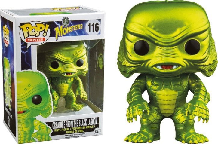 Funko Universal Monsters Creature From the Black Lagoon POP! Metalen figuur, 9 cm, FK4773