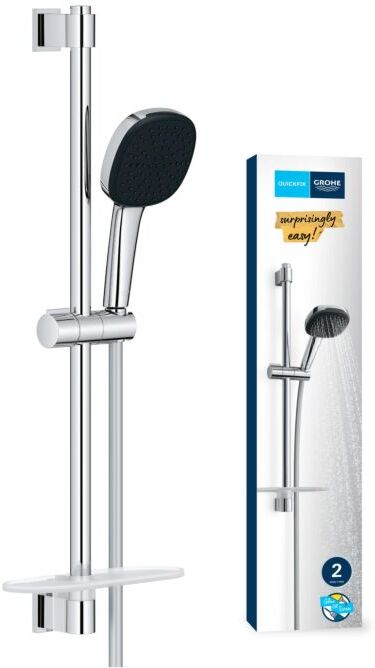 Grohe Vitalio Comfort 110 Brausestangenset 26929001 2 Strahlarten (RAIN, JET) chrom