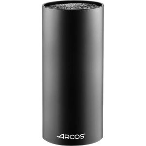 Arcos Messerblock Tacos 794000, aus Kunststoff, schwarz, 11 x 22,5 cm, mit Borsteneinsatz