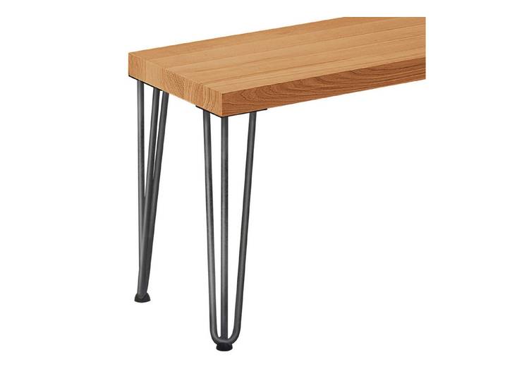 LAMO Manufaktur Sitzbank LSB Sitzbank (Komplett-Set, 5-Teilig), 40mm stake Massivholzplatte