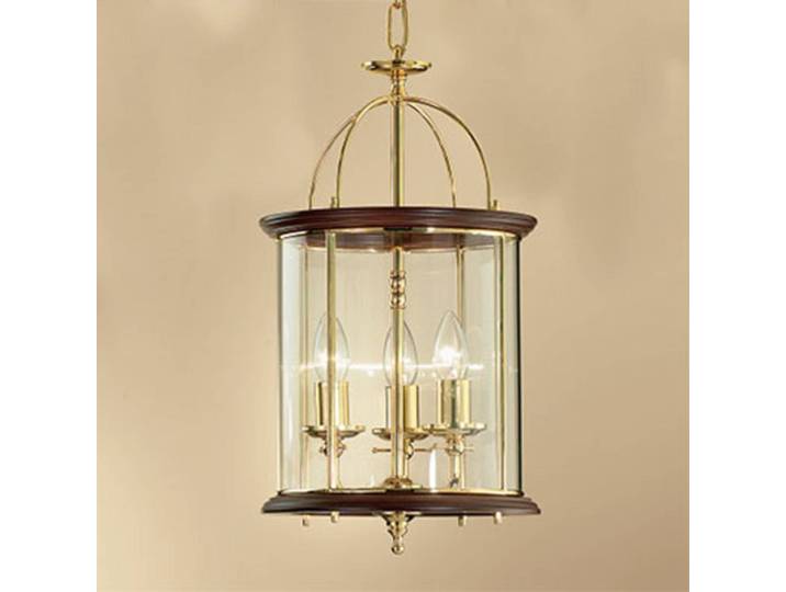 Hanglamp GRAZIE, dimbaar, hout donker, Woon-/ Eetkamer, metaal, hanglamp