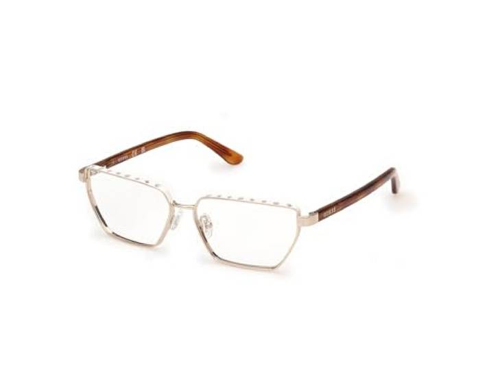 Guess GU50123 032 shiny pale gold 55/14/140 Vrouw Brilmonturen