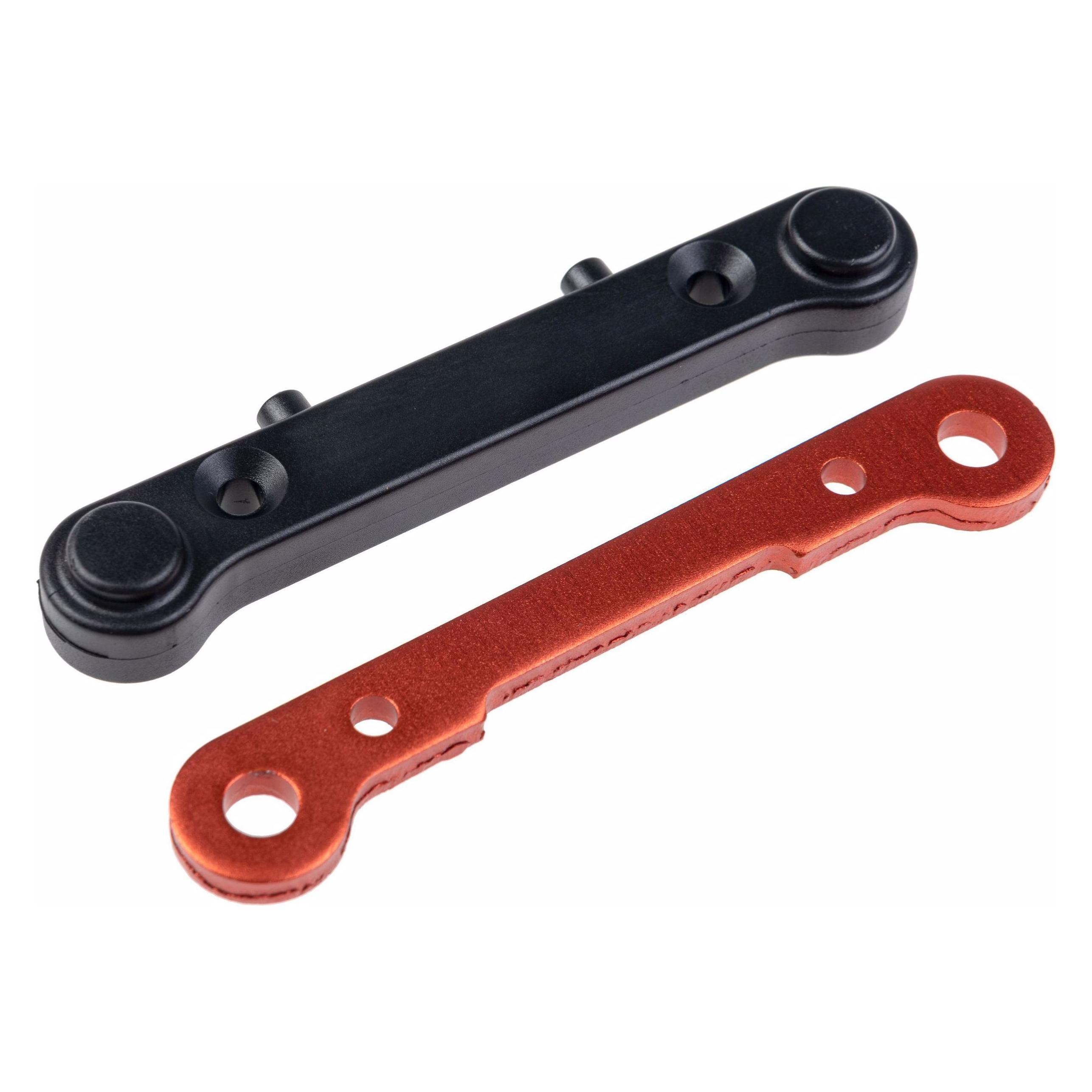 Amewi Querlenkerhalter Pitbull X Aluminium Gun Metal vorne (004-50062E)