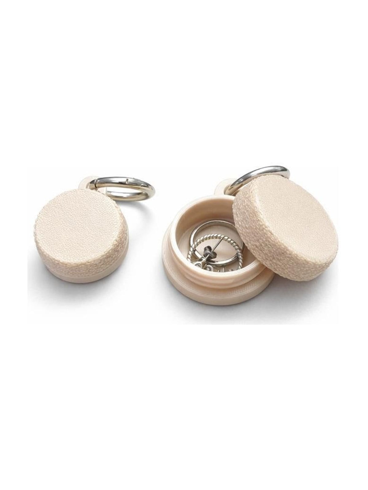 Simiu - RINGCHAIN - Mini-Box mit Schlüsselring - 2 Stk. - Champagner