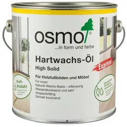 OSMO Hartwachs-Öl Express 3332 Farblos Seidenmatt 2,5 L