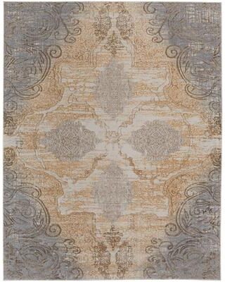 Grand Bazaar Neoma Machine Made Medallion Traditional Area Rug