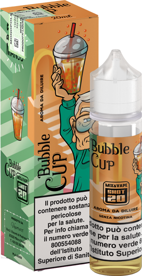 VaporArt Bubble Cup Liquido Shot 20ml Boba Tea Mango Ananas