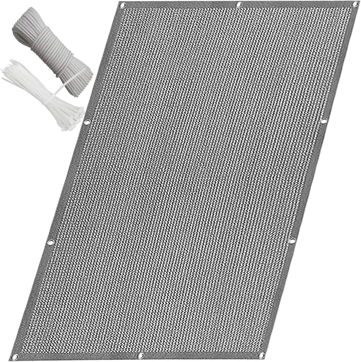 Windbestendig Balkonscherm voor Privacy - Lichtgrijs - 240 x 400 cm