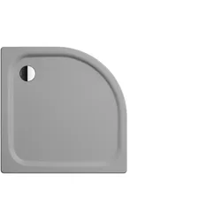Kaldewei ZIRKON Duschfläche, Viertelkreis, 900x900 mm, 35 mm Tiefe, cool grey 30