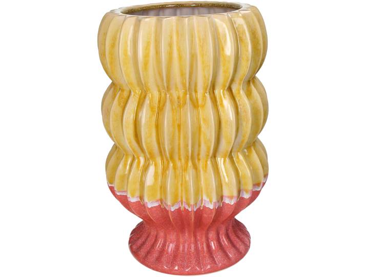 Vase Myko Multicolor Steingut D 21.7 cm H 33.5 cm - Vase
