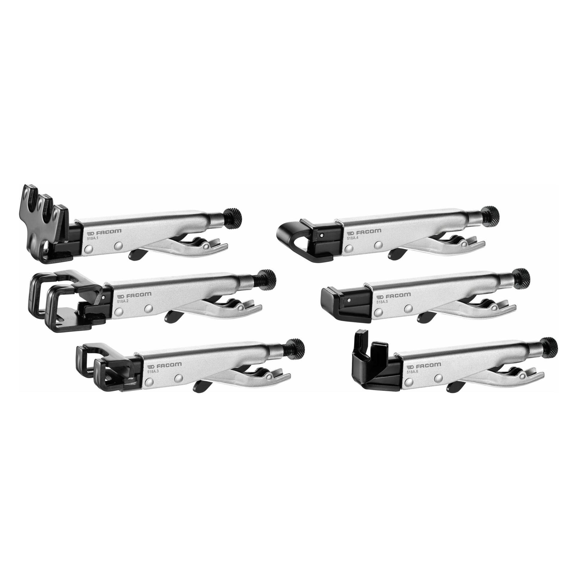 Facom Zangen-Set 6 Tl. (518A.J6PF)