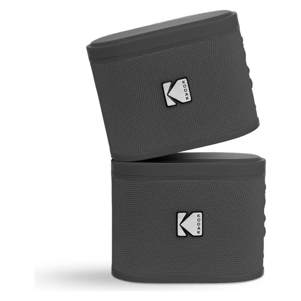 Kodak SoundBrix Wireless Stack Speaker (Treble Gray), 2PCS (4895218340682)