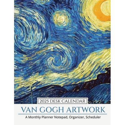 2025 Desk Calendar Van Gogh Artwork, Taschenbuch von The Write Supplies, The Write Supplies, 978-1-63657-277-2