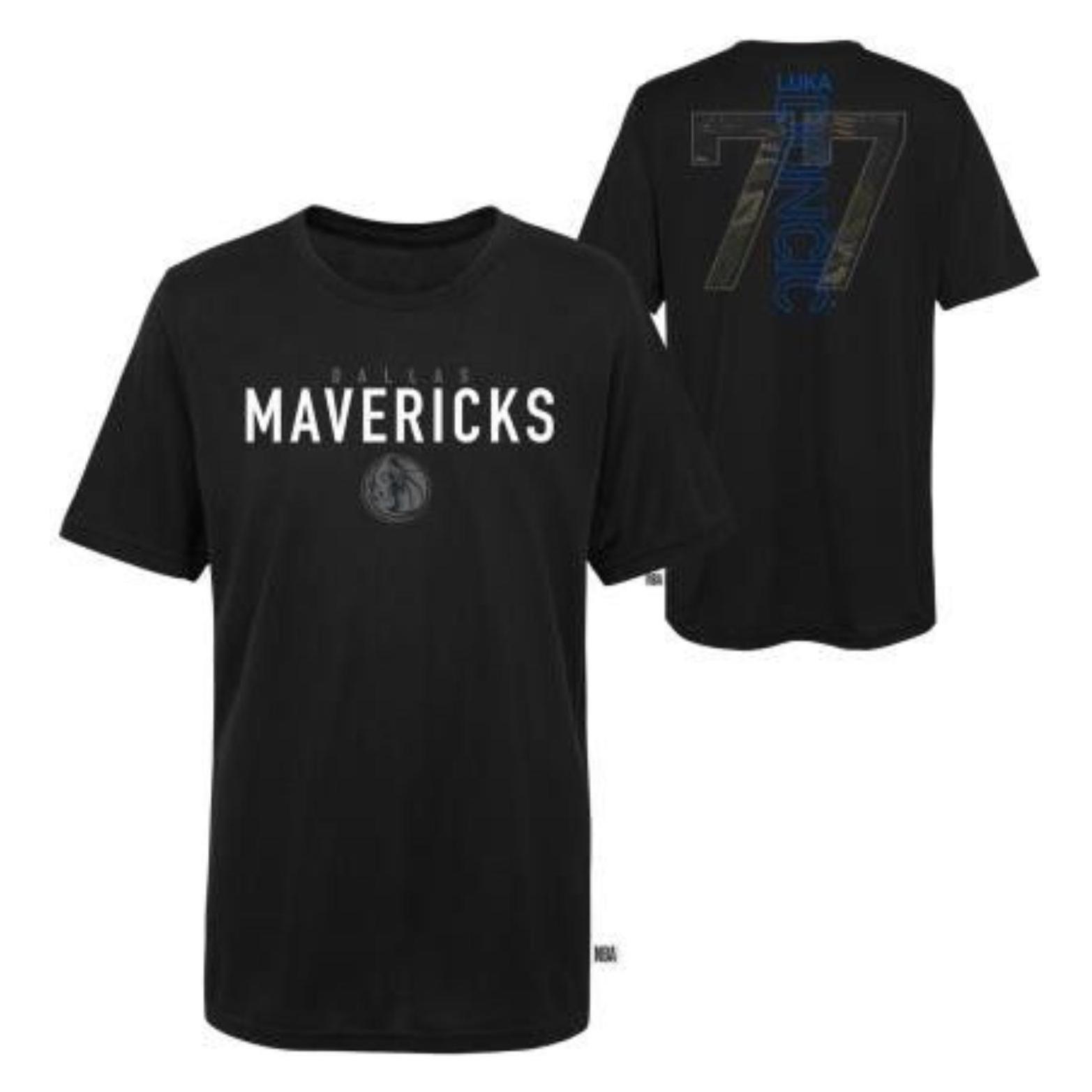 Outerstuff Zoom SS Graphic Tee NBA SR T-Shirt (L, Dallas Mavericks, Luka Dončić) (L) (Outerstuff)
