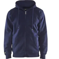 Kapuzen-Sweatjacke "3366" - S - marine