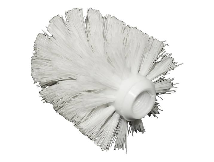 Brosse WC Narim de rechange Fer thermolaqué Blanc 7 x 9 x 7cm