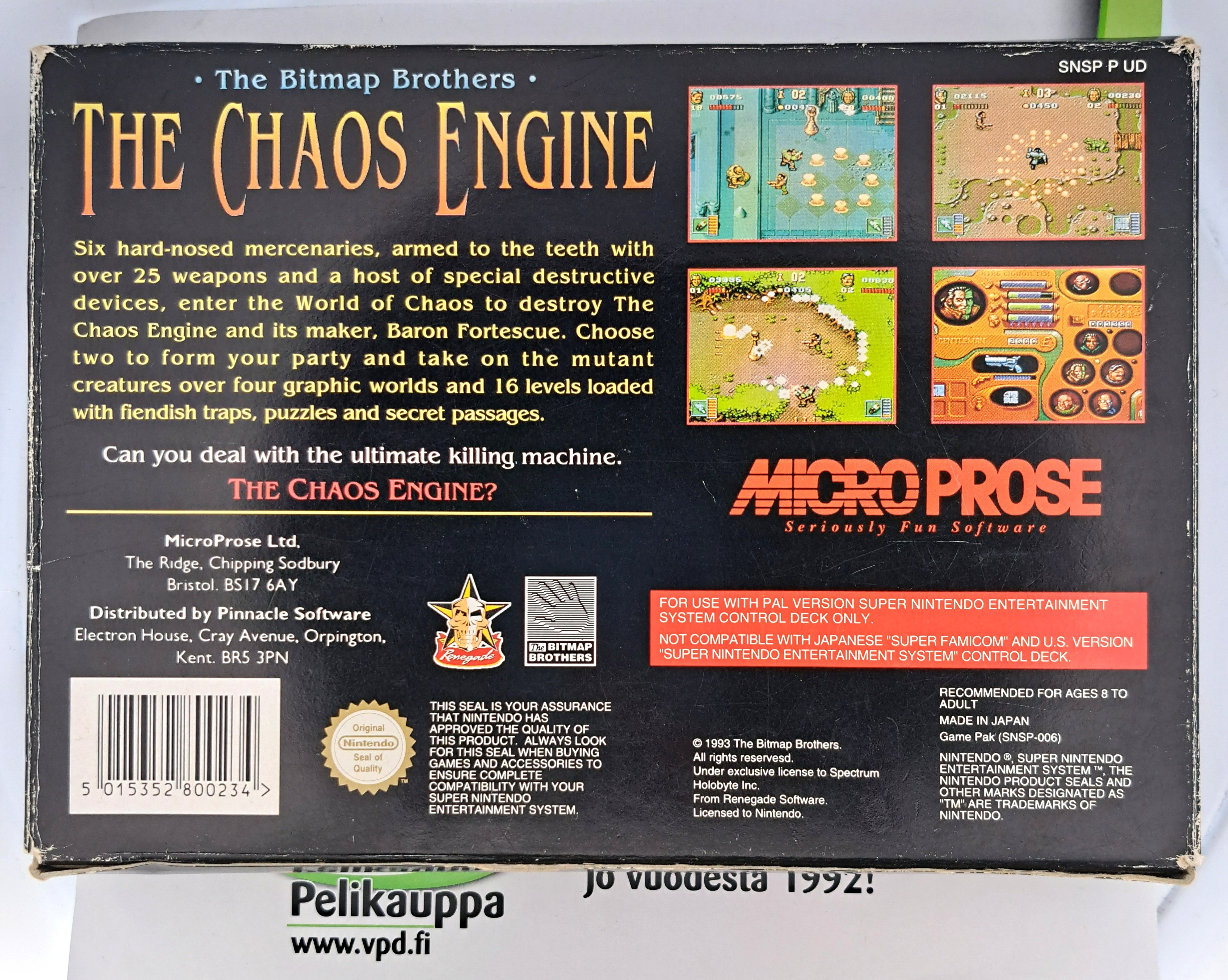 The Chaos Engine (CIB) (EU) SNES (Käytetty)