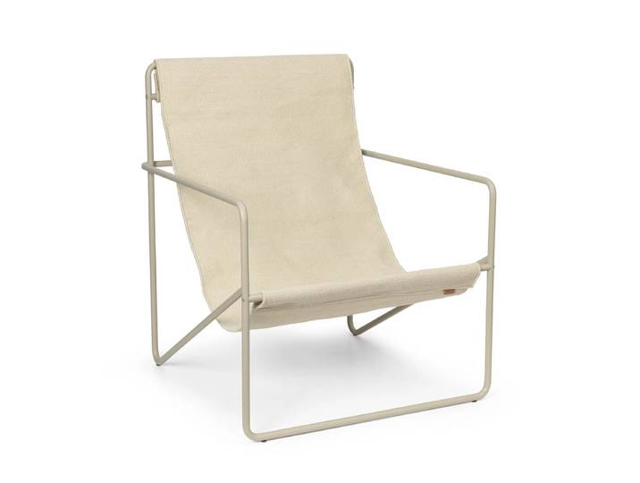 Ferm Living - Desert Lounge Chair, cashmere / cloud