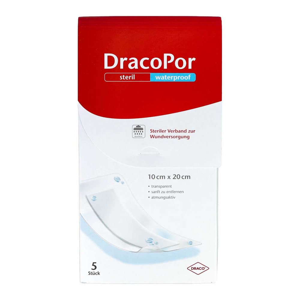 Dr. Ausbüttel GmbH & Co. KG Dracopor waterproof Wundverband steril 20x10cm 08906668