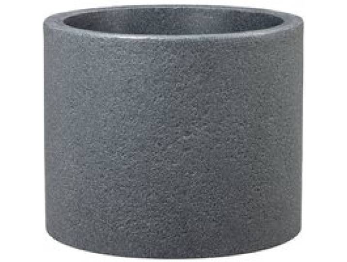 SCHEURICH Pot à plantes « Riva », plastique, rond (noir granit, Ø 40 cm)