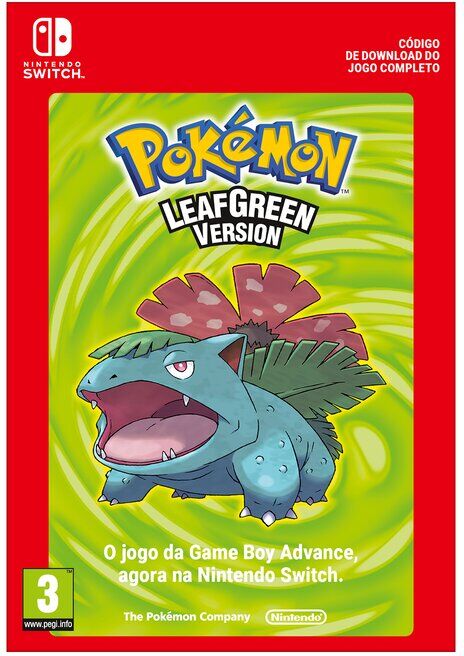Nintendo DDC SWITCH POKEMON LEAFGREEN