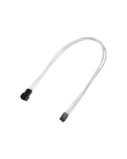 Nanoxia Verlängerungskabel für Lüfterspannungsversorgung 3 PIN Internal Power M bis 3 M 30 cm weiß (900400017)