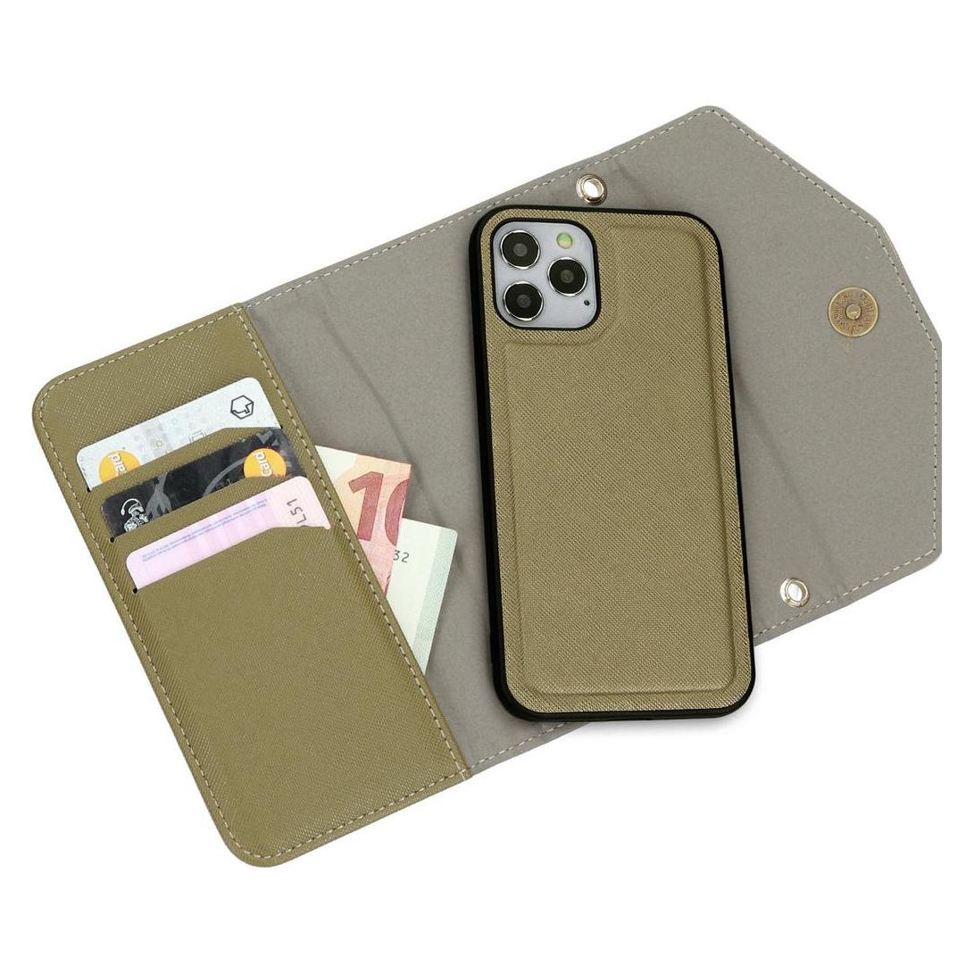 Casetastic Clutch Apple iPhone 12/12Pro Gold/Green (Apple iPhone 12, Apple iPhone 12 Pro) (CT-108558)