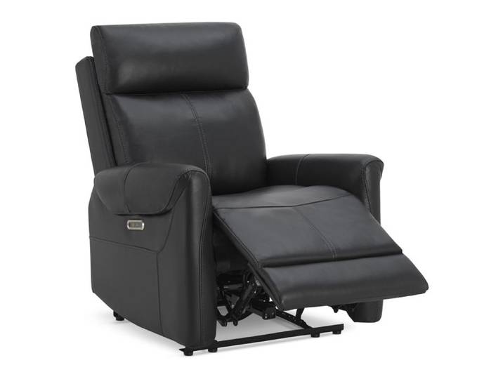 Fauteuil relax électrique fauteuil inclinable en simili noir