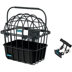VR TIERKORB AROUND LUNA" ALU, SCHWARZ MATT"