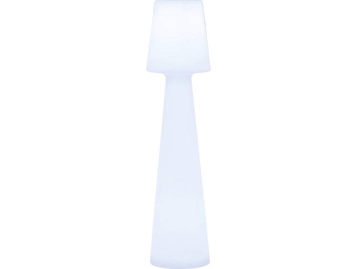 Newgarden Aussenstehleuchte Lola, Weiß, Transparent, Kunststoff, 110 cm, LED-Leuchtmittel austauschbar, Lampen & Leuchten, Außenbeleuchtung, Außenleuchten