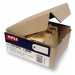 Apli agipa Gepäckanhänger, 100 x 51 mm, neutral, ohne Draht