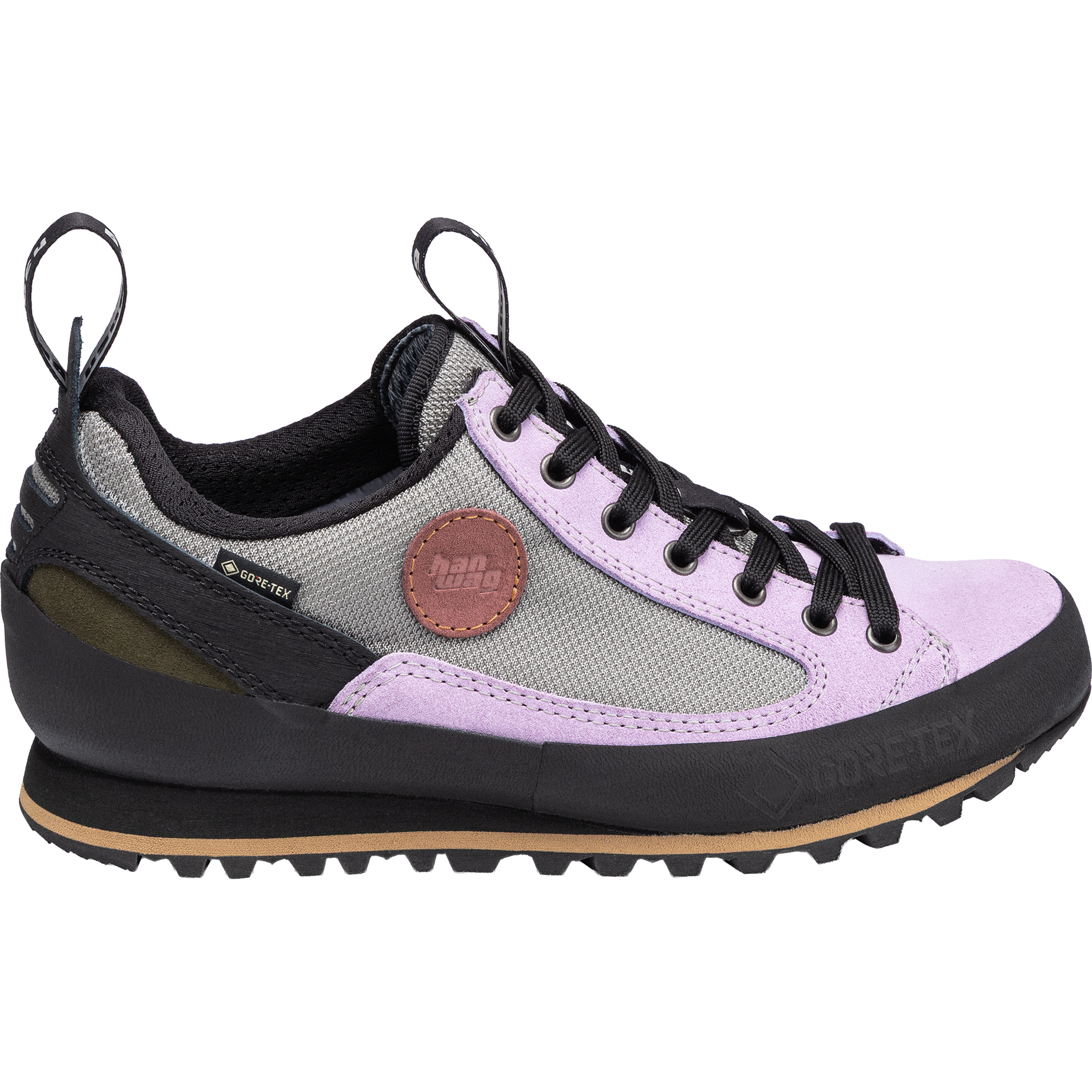 Hanwag Rotpunkt Low GTX Damen Zustiegsschuhe lila Größe 38 Trekking Wasserdicht