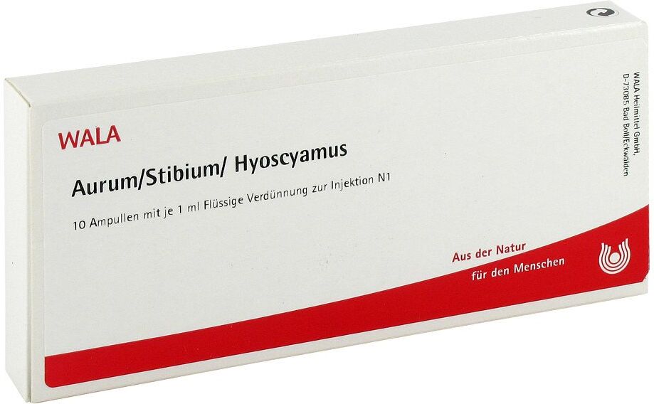 Wala Aurum/ Stibium/ Hyoscyamus Ampullen