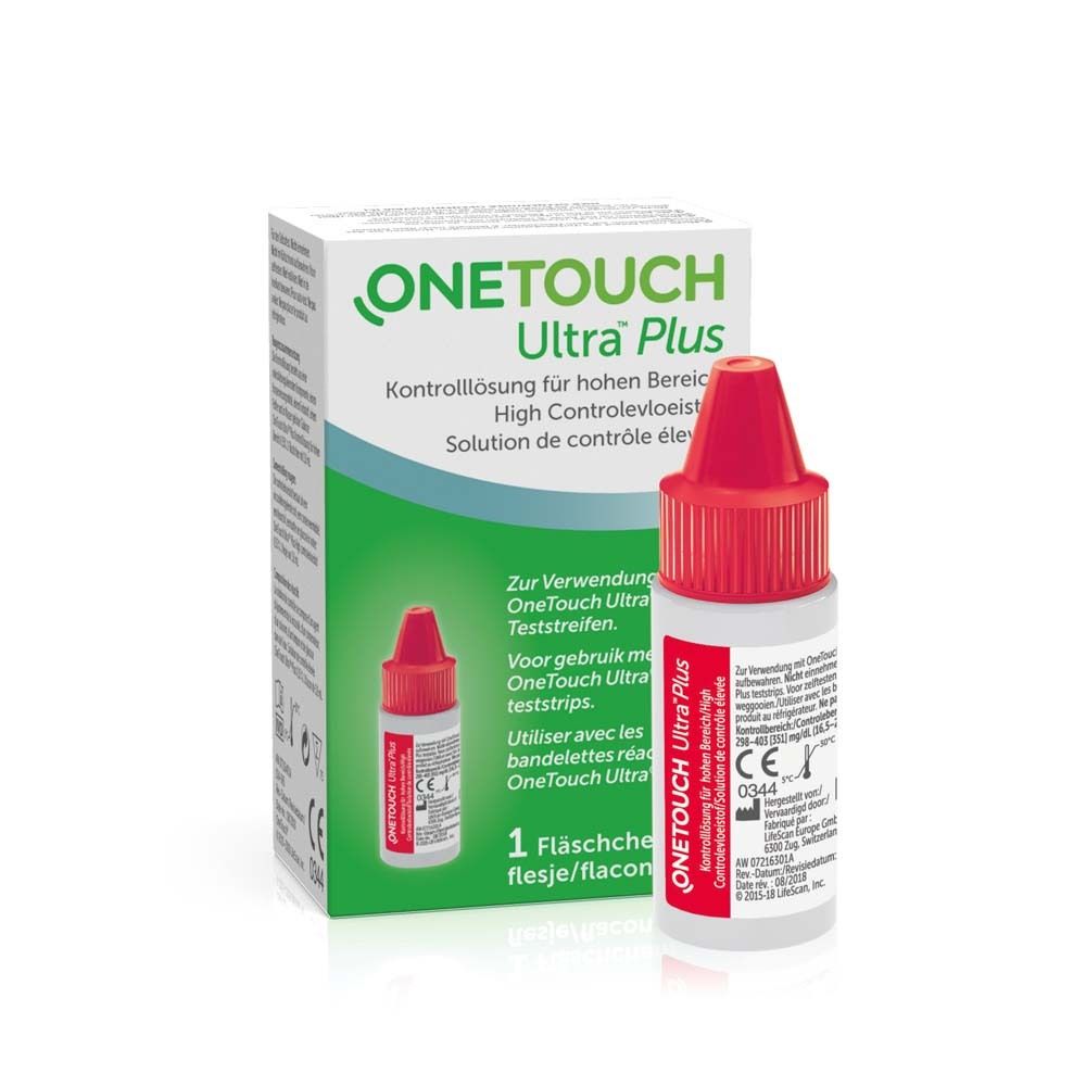 ONE Touch Ultra Plus Kontrolllösung hoch 3,8 ml Lösung