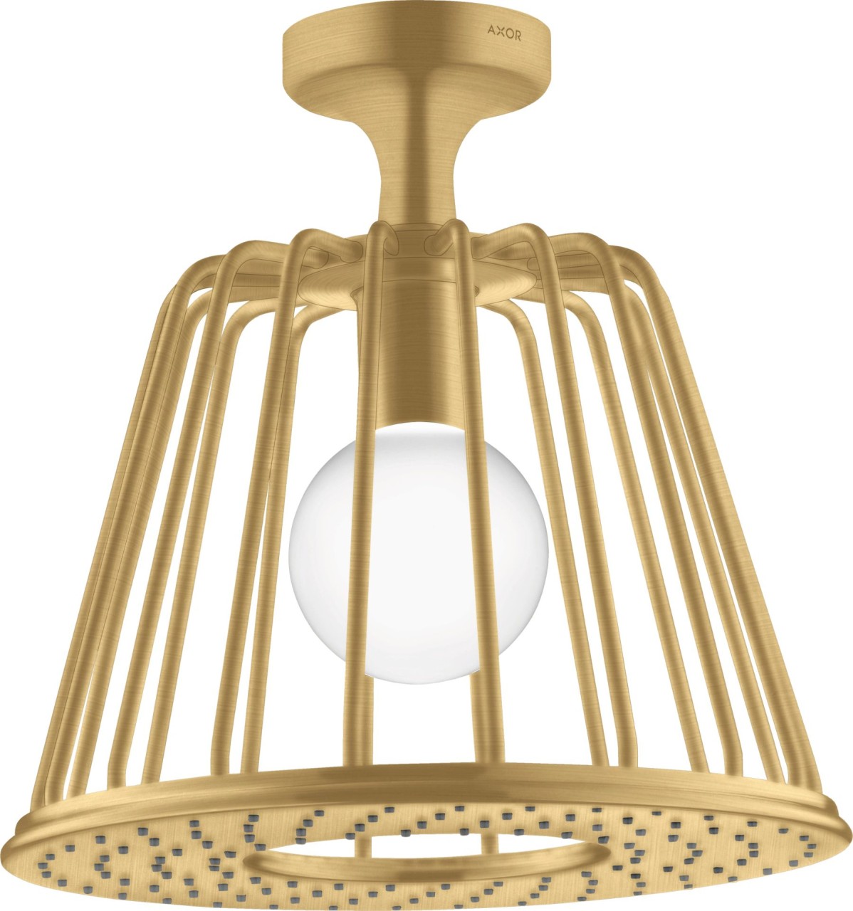 Hansgrohe Kopfbrause Axor Nendo Brushed Gold Optic 26032250