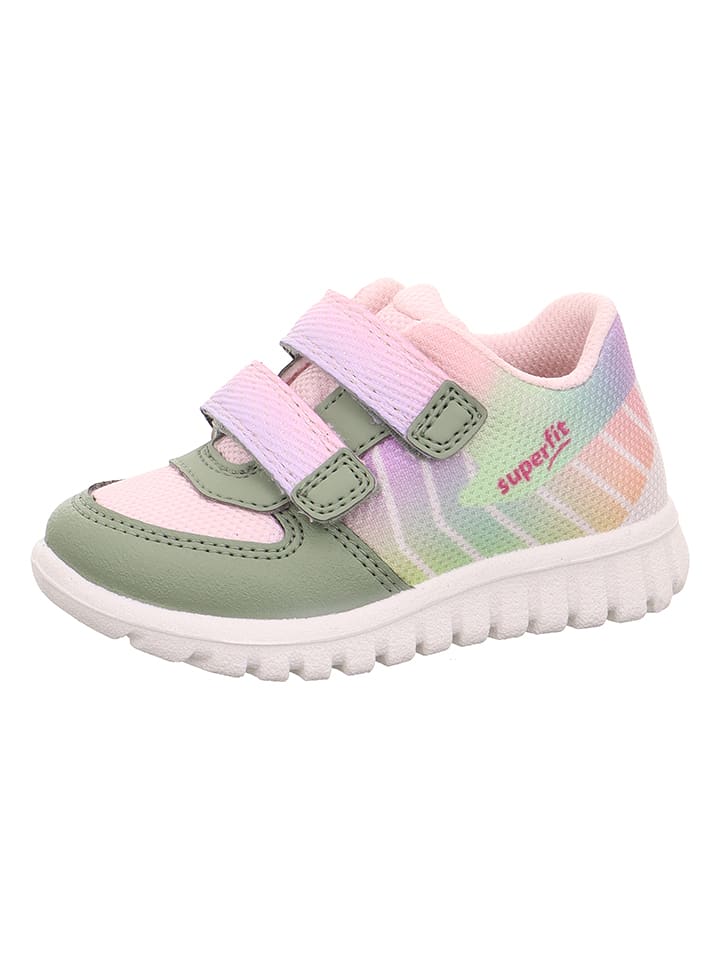 superfit Sneakers "Sport 7" in Rosa/ Khaki - 24
