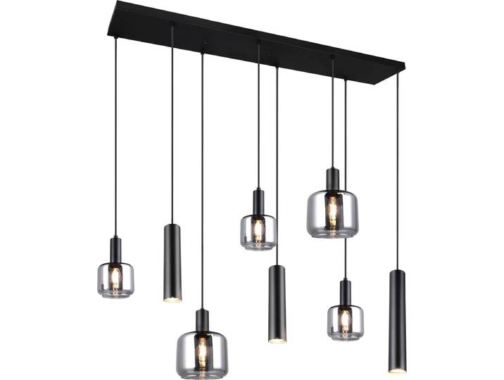 TRIO MATARO - Hanglamp - Zwart mat - excl. 2x E27 4\,9 W - Plafondbevestiging - In hoogte verstelbaar