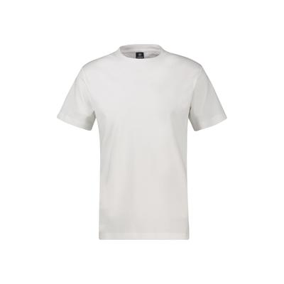 T-Shirt LERROS "Legeres T-Shirt mit Rundkragen aus reiner Baumwolle", Herren, Gr. XL, broken weiß, 100% Baumwolle, Rundhals, Shirts T-Shirt