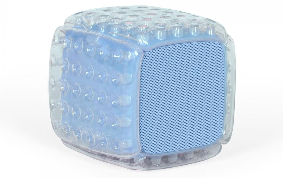 Livoo TES260B Blauwe draagbare Bluetooth-luidspreker