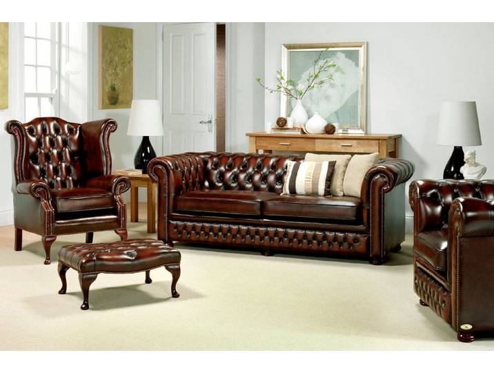 JVmoebel Chesterfield-Sofa Elegantes Sofadesign mit Ohrensessel in Veloursstoff, Grau, Made in Europa